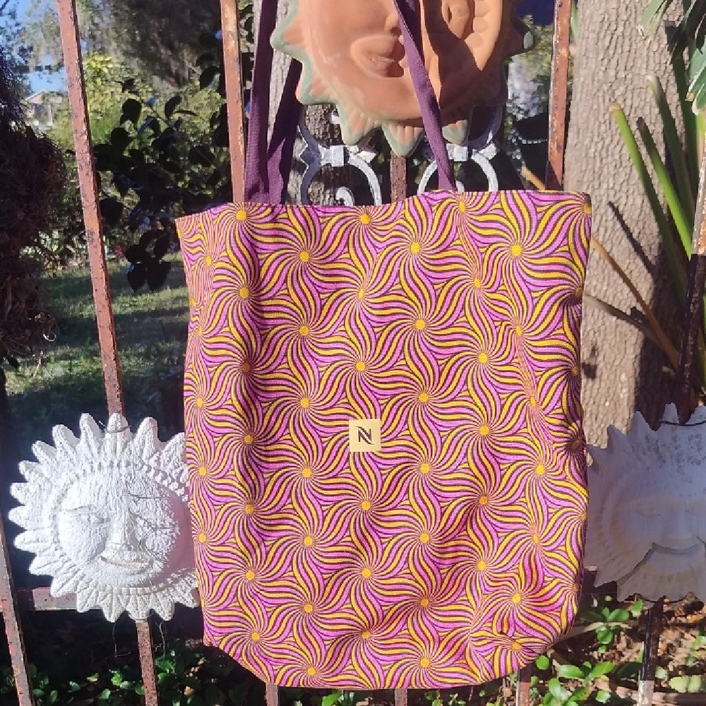 Nespresso Wild Child Kaleidoscope Print New Tote Bag